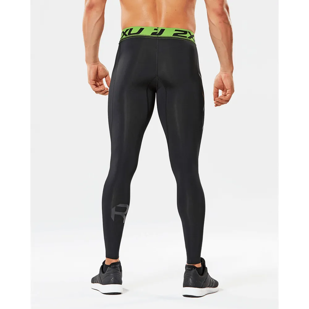 2XU Men's Refresh Recovery Tights - Black/Nero