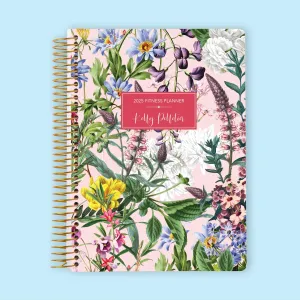 6x9 Fitness Planner - Colorful Florals Pink