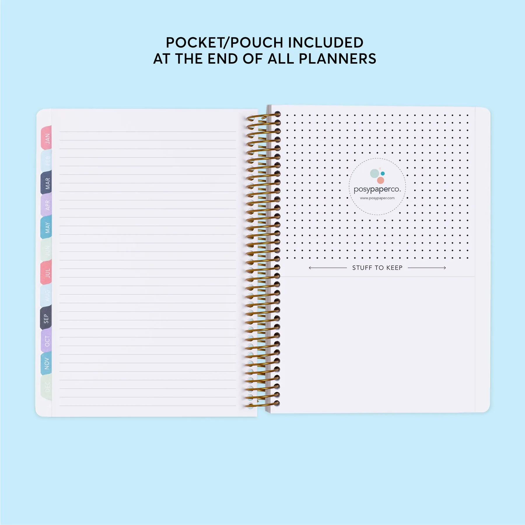 6x9 Fitness Planner - Colorful Florals Pink