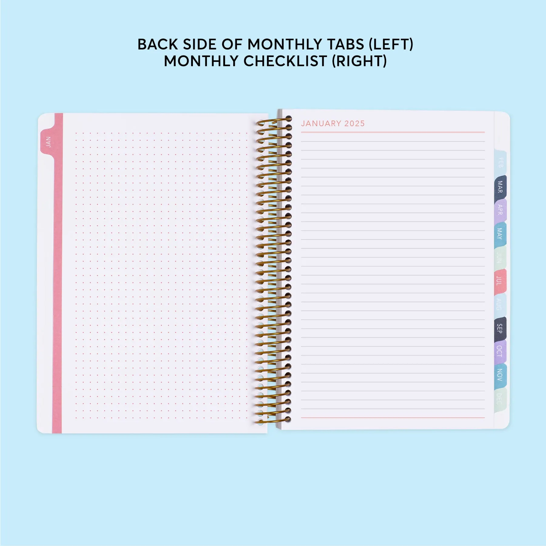 6x9 Fitness Planner - Colorful Florals Pink