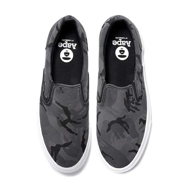 AAPE CAMO SLIP-ON SNEAKERS