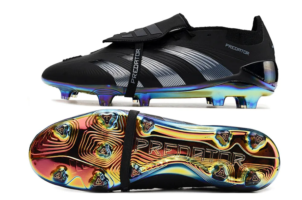 Adidas Predator Accuracy  Shoes - Midnight Black | Charcoal Gray - FREE SHIPPING WORLDWIDE