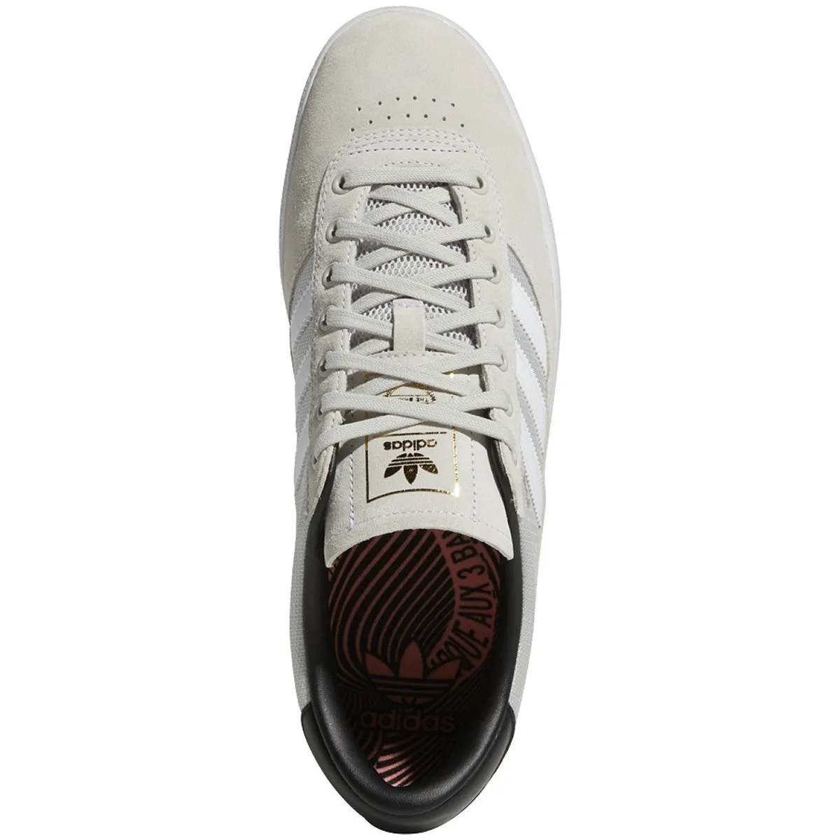 Adidas Puig Indoor Skateboard Shoe - White/White/Grey