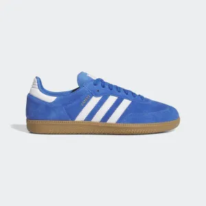 Adidas Samba ADV Suede Bluebird - Footwear White - Gold Metallic - Gum
