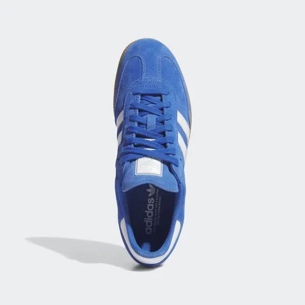 Adidas Samba ADV Suede Bluebird - Footwear White - Gold Metallic - Gum