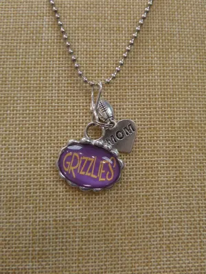 ADO | Hometown Pride Grizzlies Football Mom Necklace