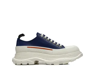 Alexander McQueen Women's Navy Canvas Sneakers 702042 30% OFF