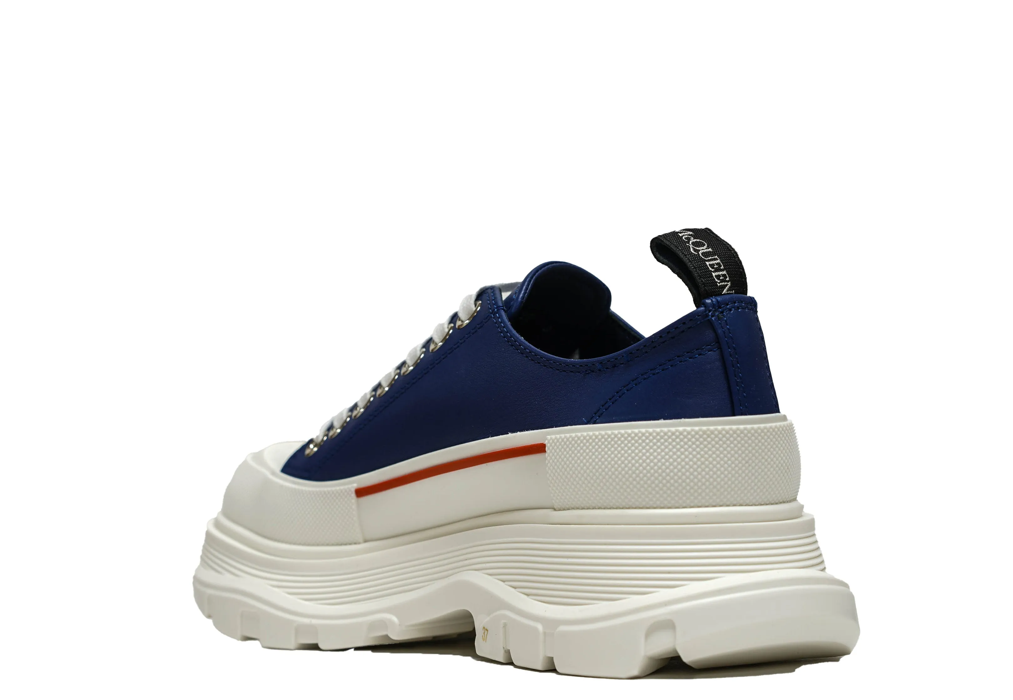 Alexander McQueen Women's Navy Canvas Sneakers 702042 30% OFF