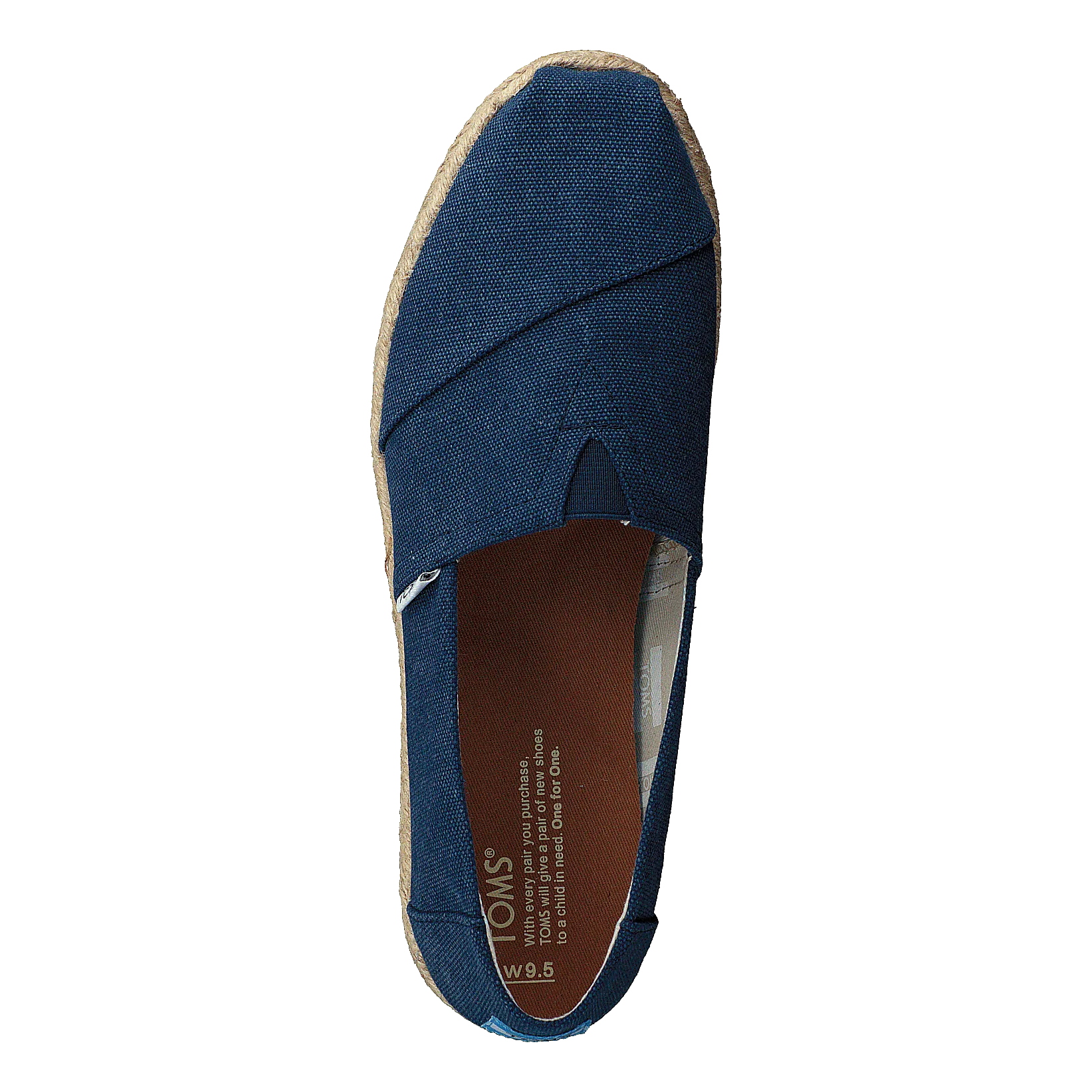 Alpargata Navy Washed Canvas Rope Sole