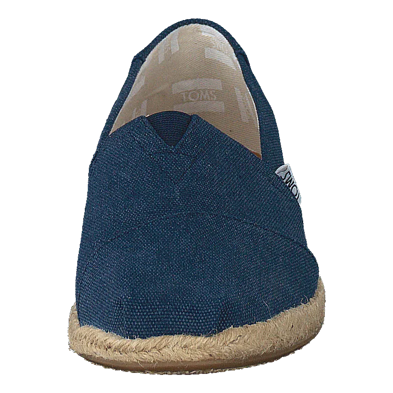 Alpargata Navy Washed Canvas Rope Sole