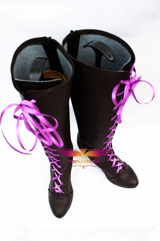 Anime Comics Black Butler Alois Trancy Cosplay Shoes Boots Custom Made for Adult Men and Women Halloween Carnival