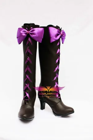 Anime Comics Black Butler Alois Trancy Cosplay Shoes Boots Custom Made for Adult Men and Women Halloween Carnival