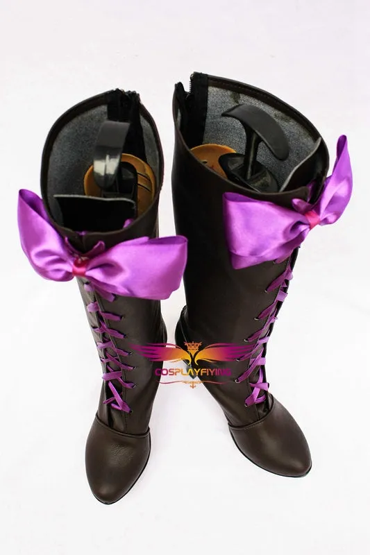 Anime Comics Black Butler Alois Trancy Cosplay Shoes Boots Custom Made for Adult Men and Women Halloween Carnival