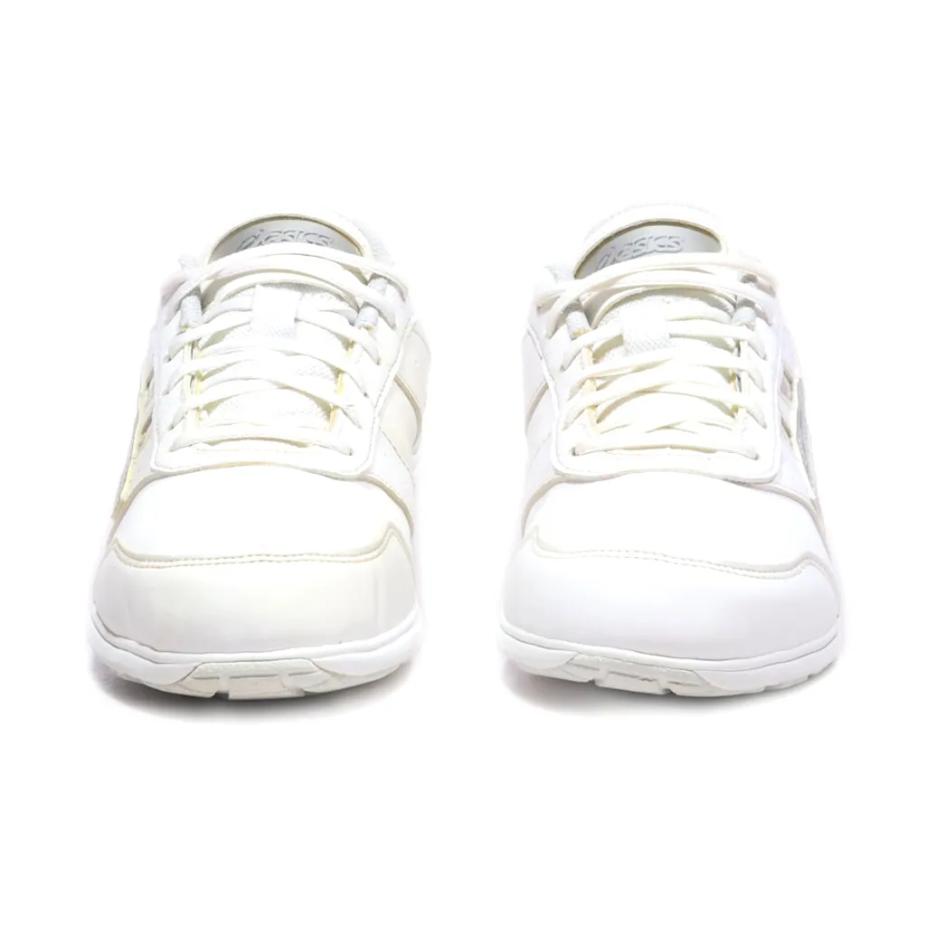 Asics Sport Shoes Leather White Colour For Women