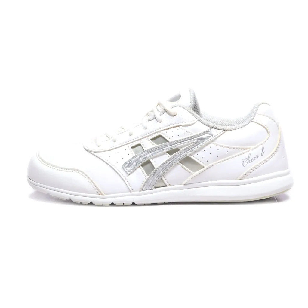 Asics Sport Shoes Leather White Colour For Women