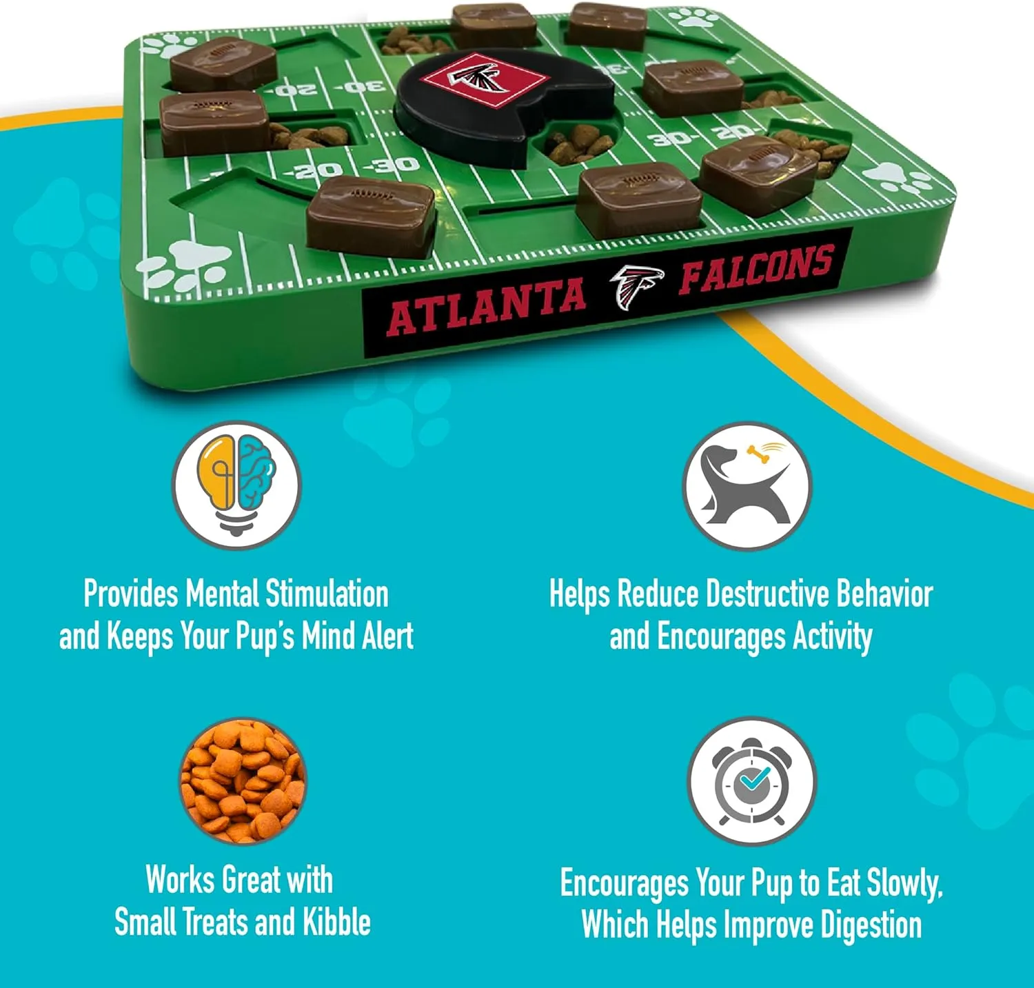 Atlanta Falcons Interactive Puzzle Treat Toy