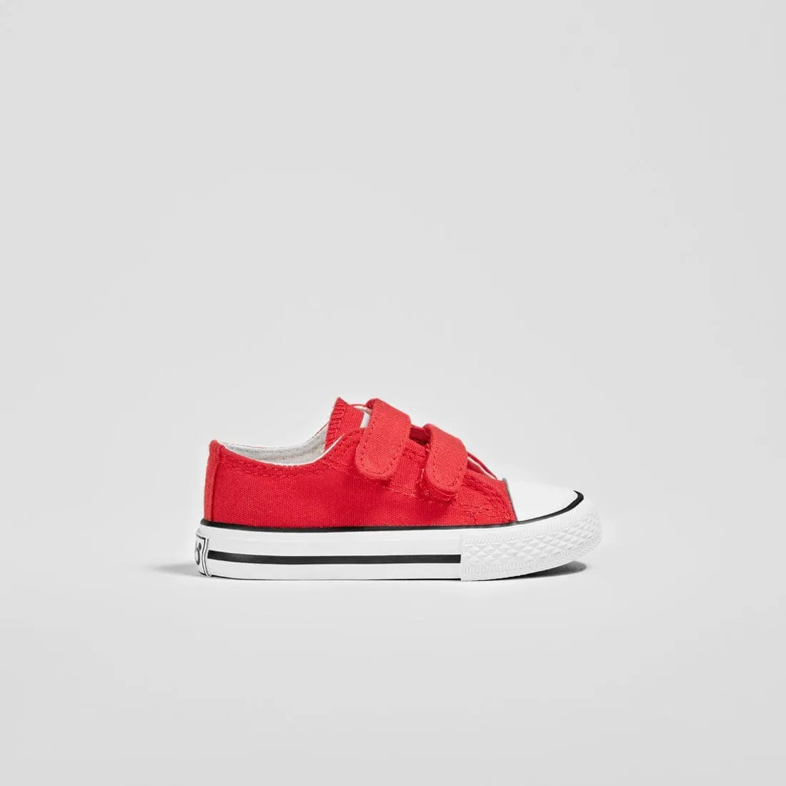 Babies Red Canvas Sneakers