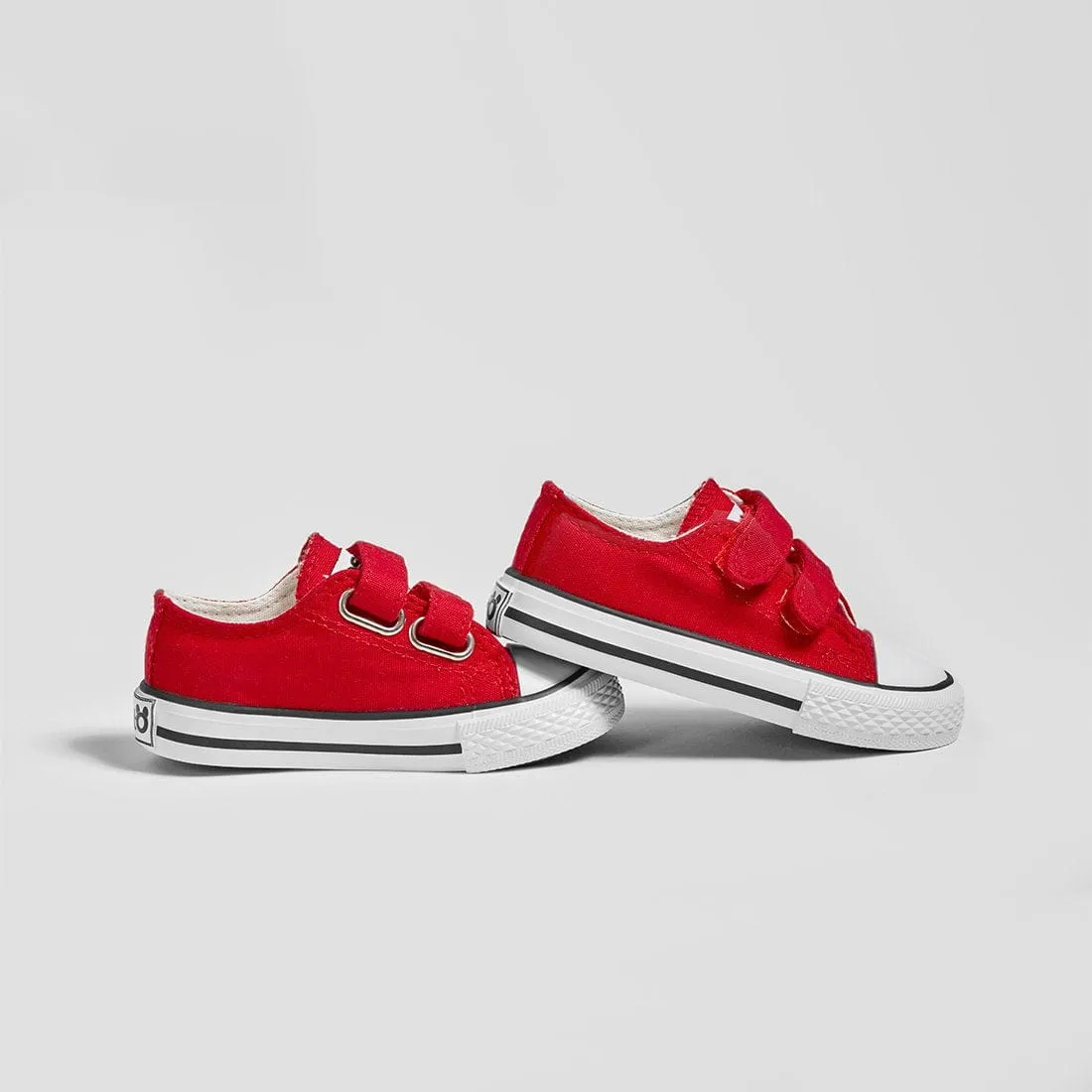Babies Red Canvas Sneakers