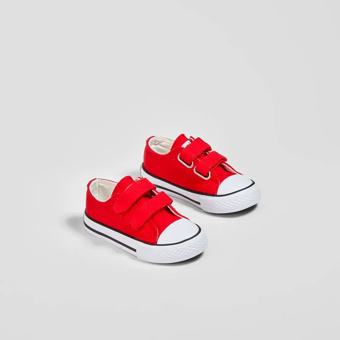 Babies Red Canvas Sneakers