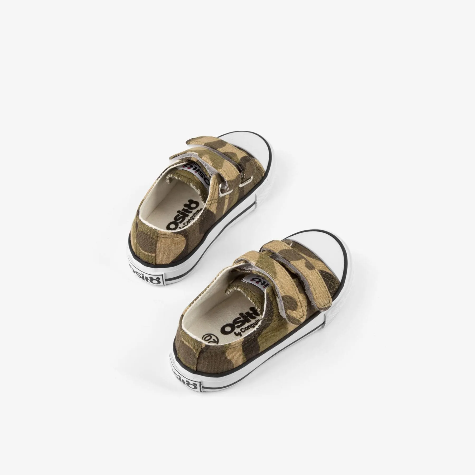 Baby's Camouflage Canvas Sneakers