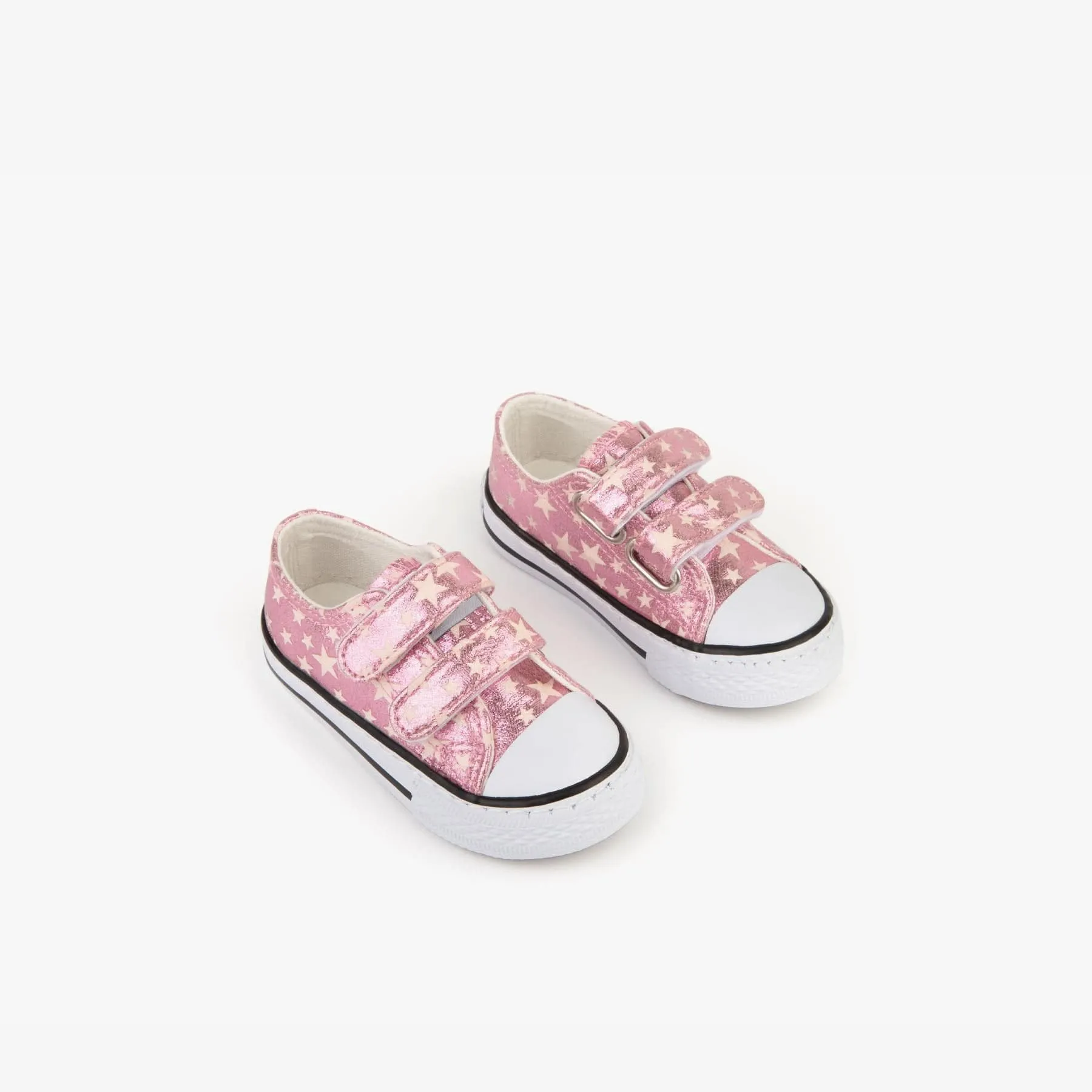 Baby's Pink Stars Sneakers