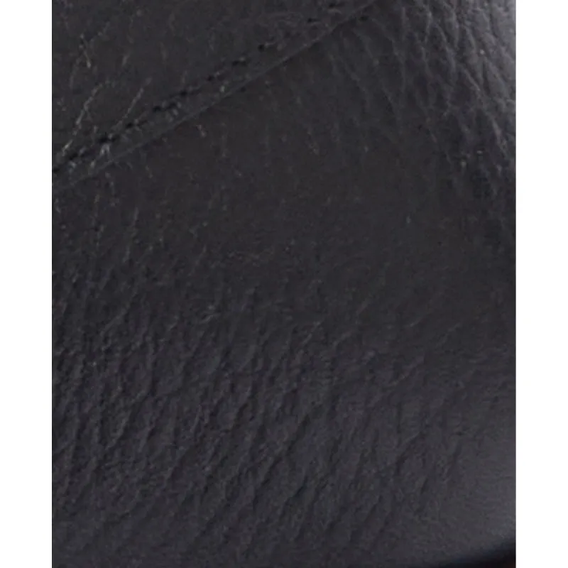 Barbour Dolores Leather Tassel Trim Ladies Loafer - Black