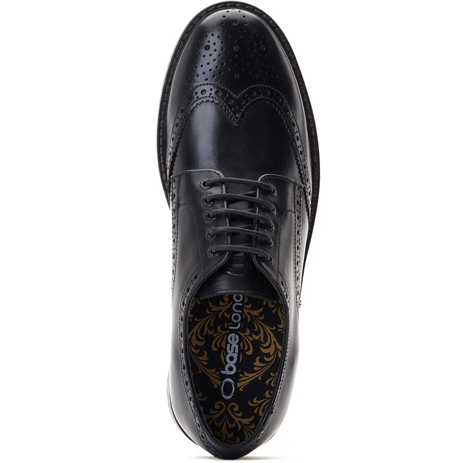 Base London Gibbs Waxy Brogue Shoes