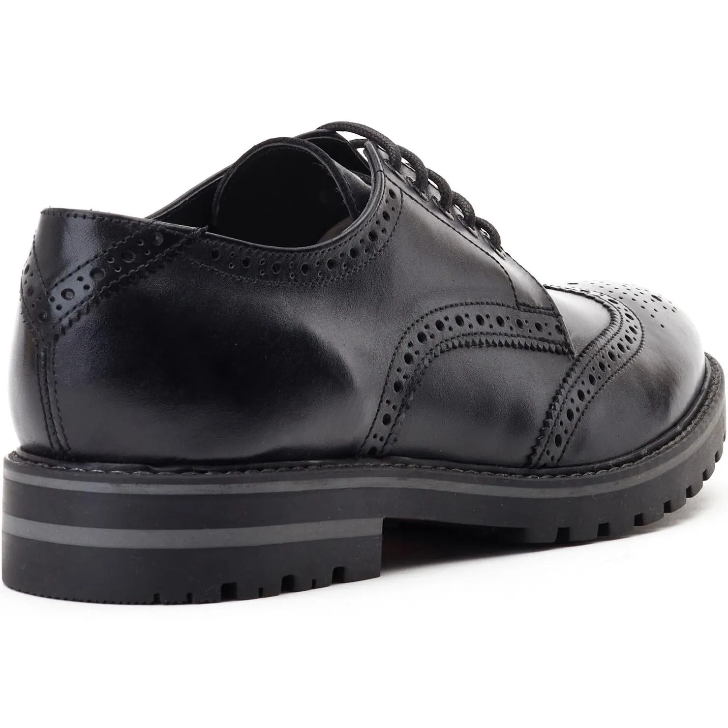 Base London Gibbs Waxy Brogue Shoes