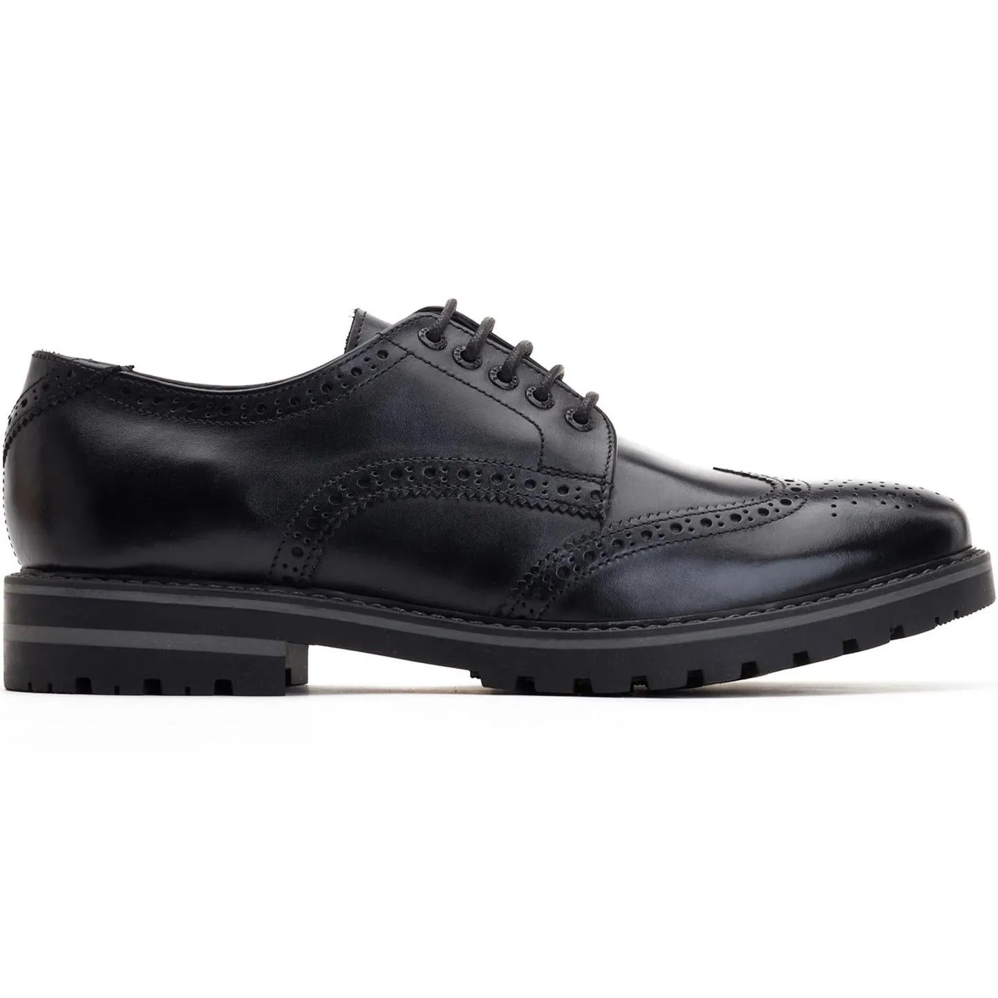 Base London Gibbs Waxy Brogue Shoes