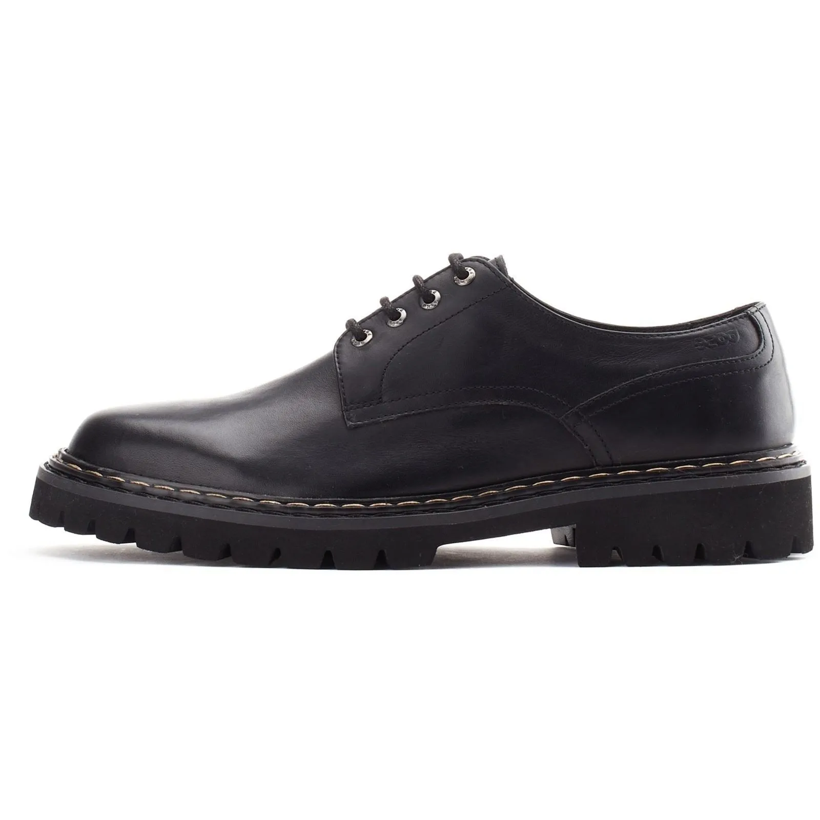 Base London Wick Black Leather Male Lace Mens Shoes