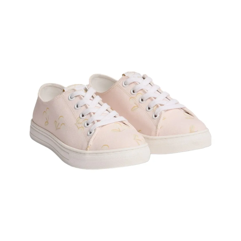 Bonpoint Basket Fei Canvas Sneakers