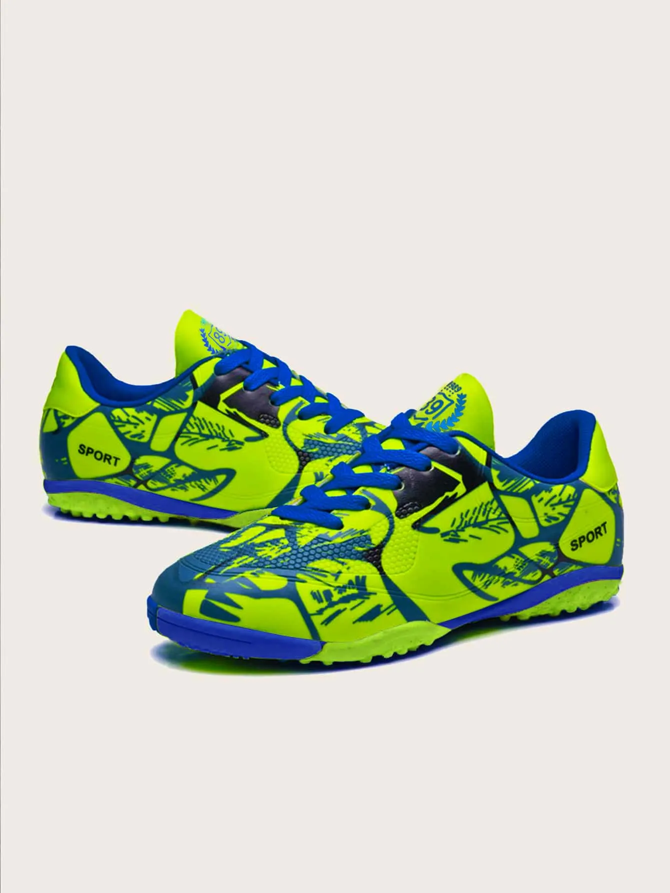 Boys Lace-up Front Football Sneakers- FD