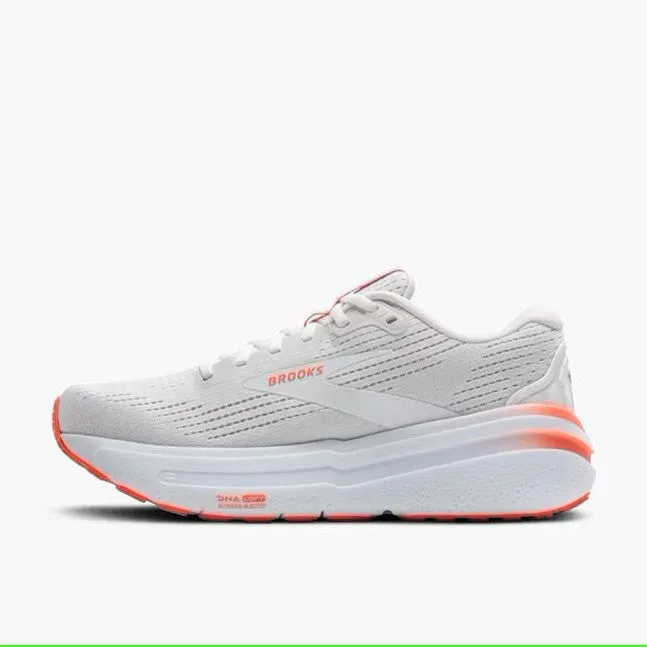 Brooks Ghost Max 2 White Hot Coral Women's