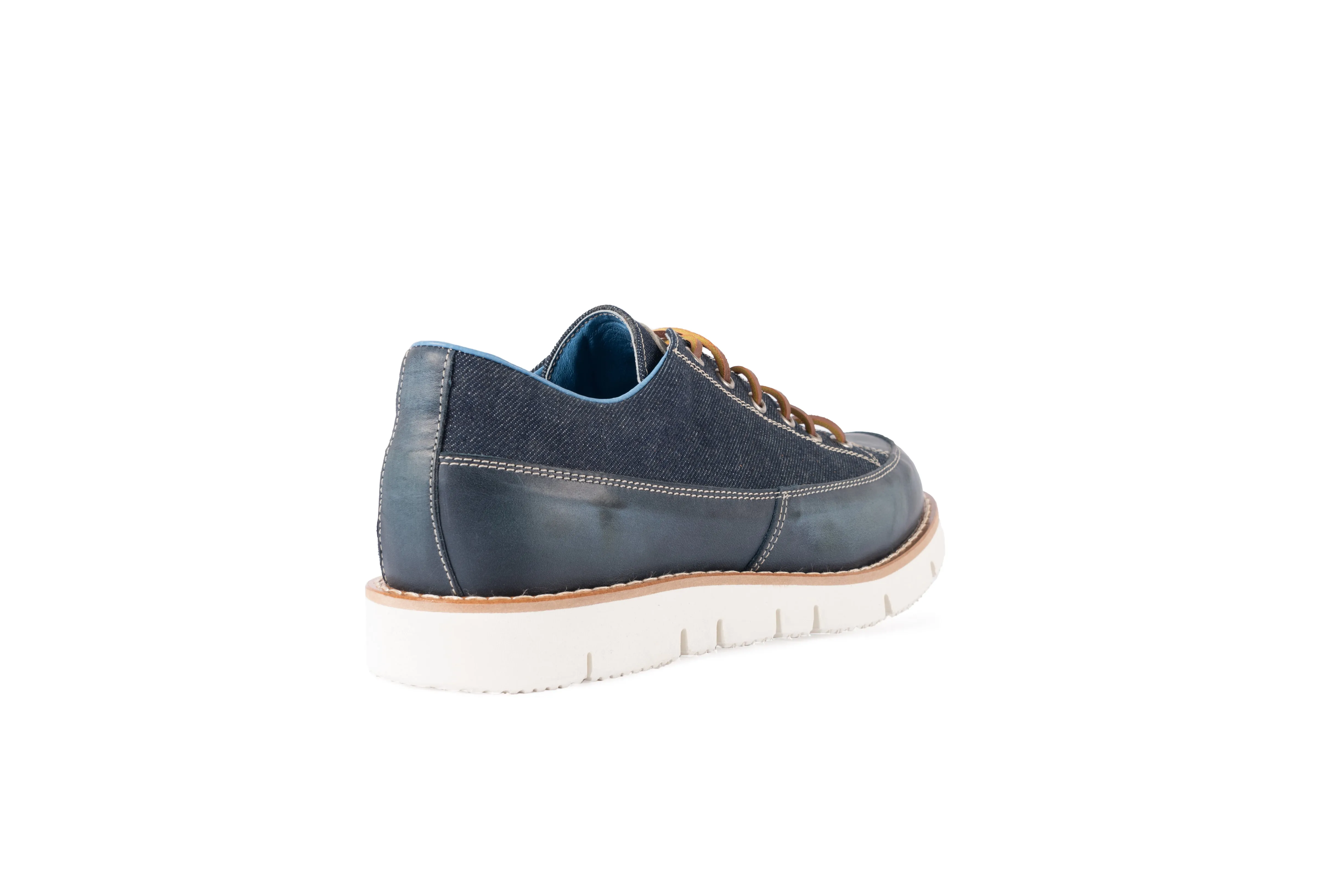 Club jeans/ pelle blu slavata