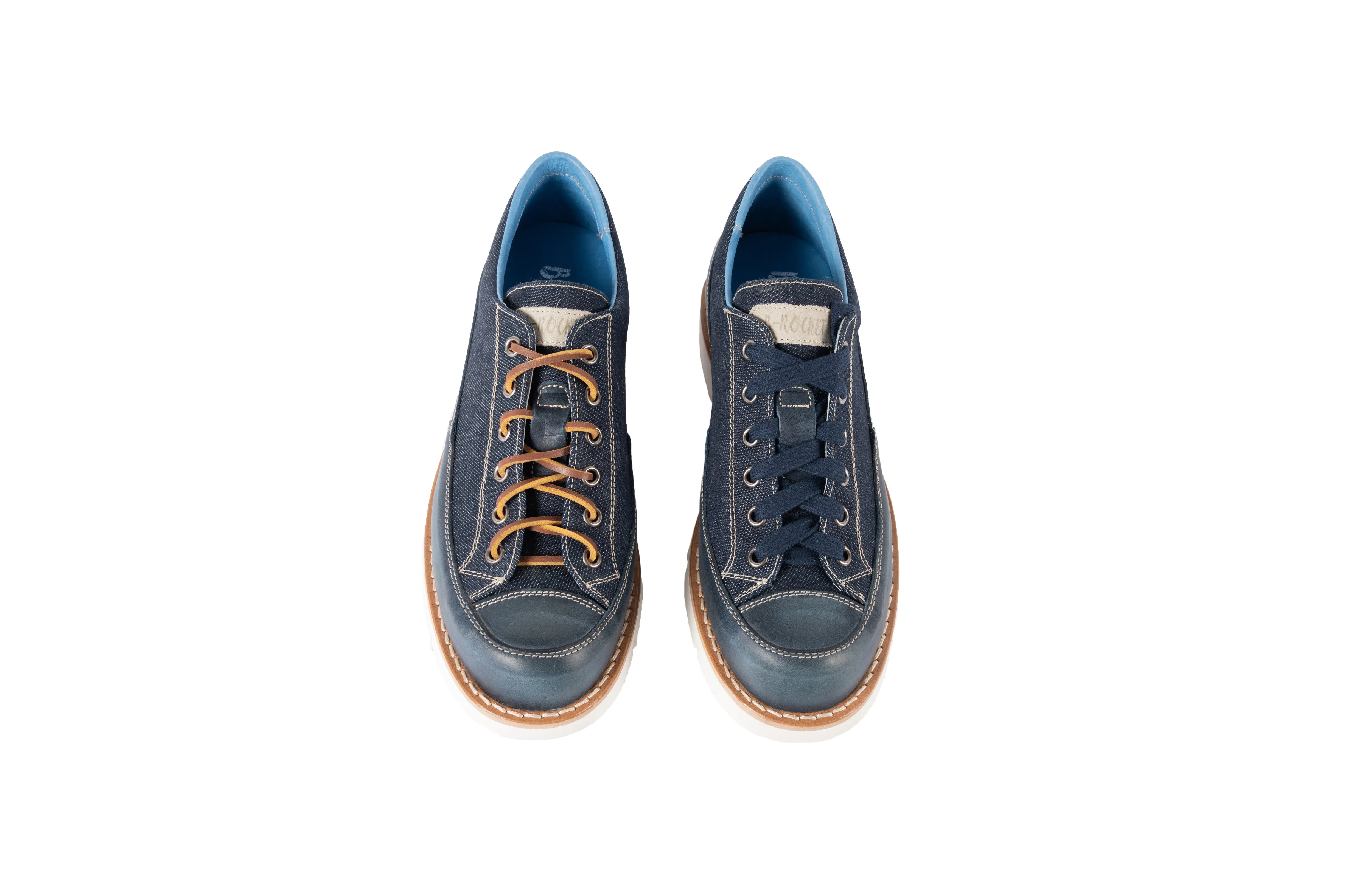 Club jeans/ pelle blu slavata