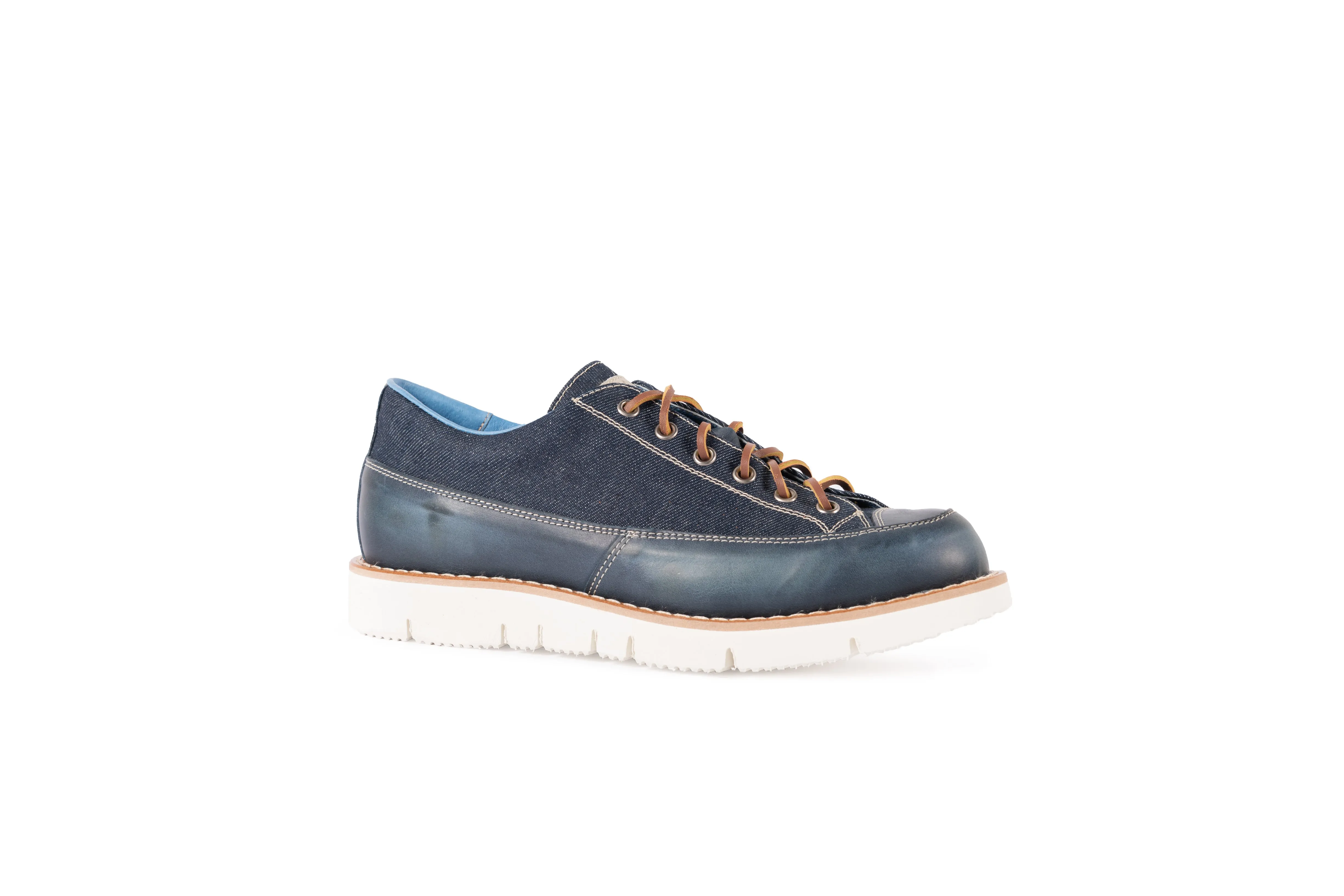 Club jeans/ pelle blu slavata