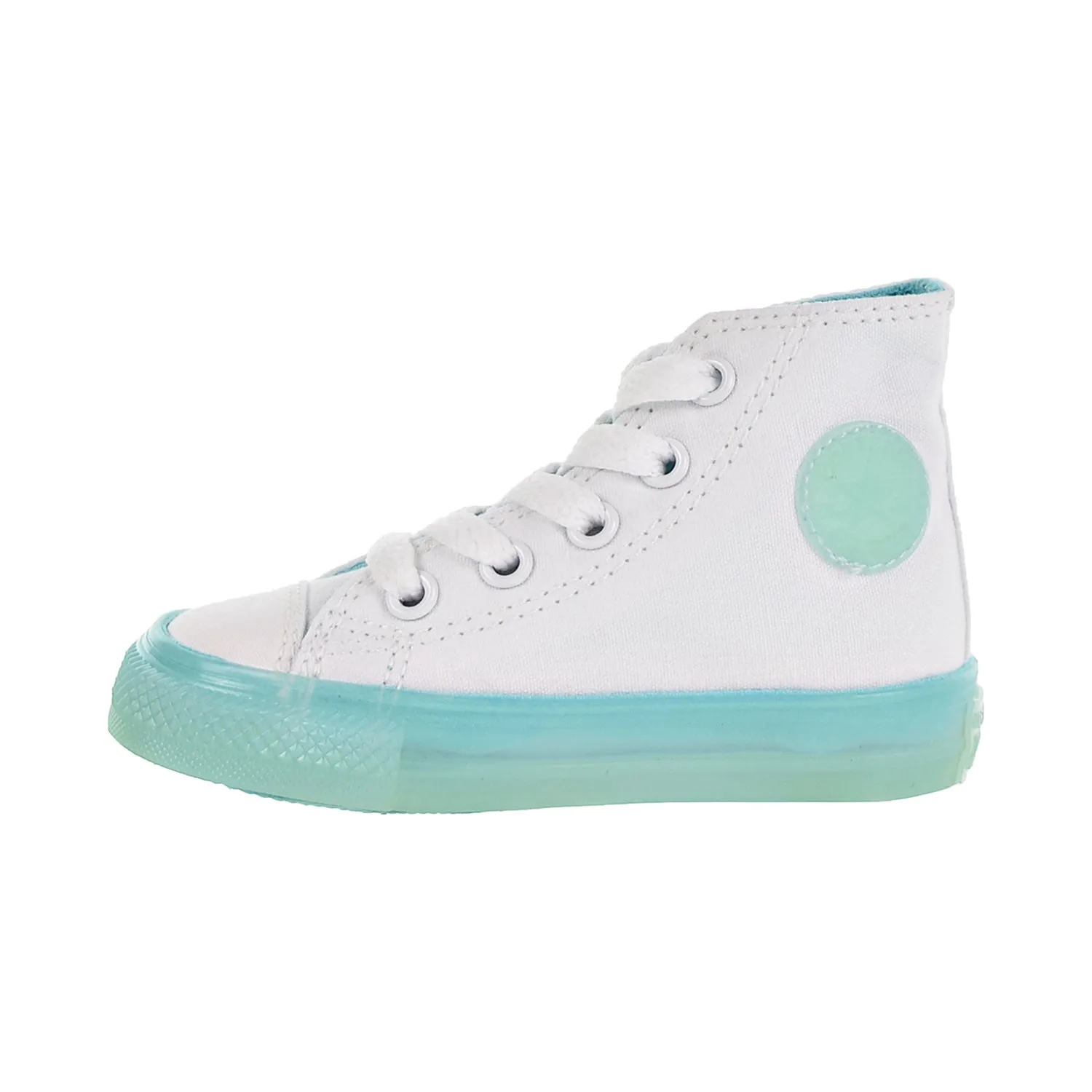 Converse Chuck Taylor All Star Hi Toddler Shoes White/Bleached Aqua