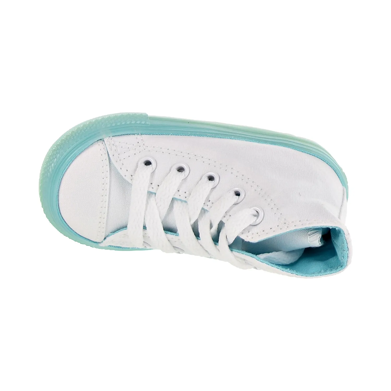 Converse Chuck Taylor All Star Hi Toddler Shoes White/Bleached Aqua