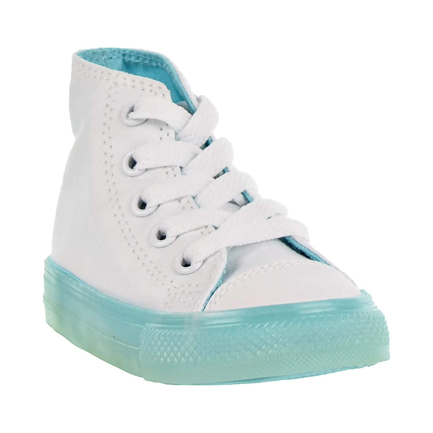 Converse Chuck Taylor All Star Hi Toddler Shoes White/Bleached Aqua