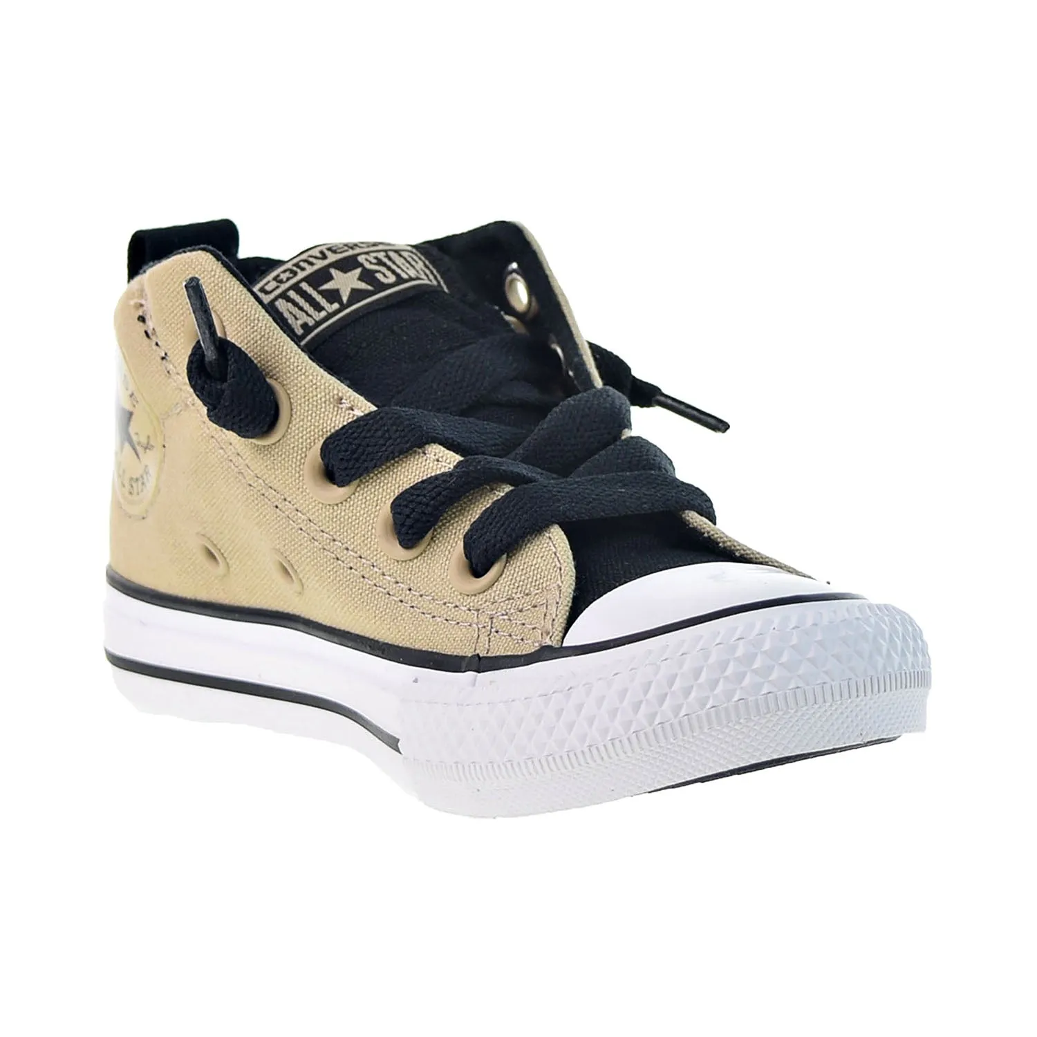 Converse Chuck Taylor All Star Street Mid Little Kids' Vintage Khaki-White