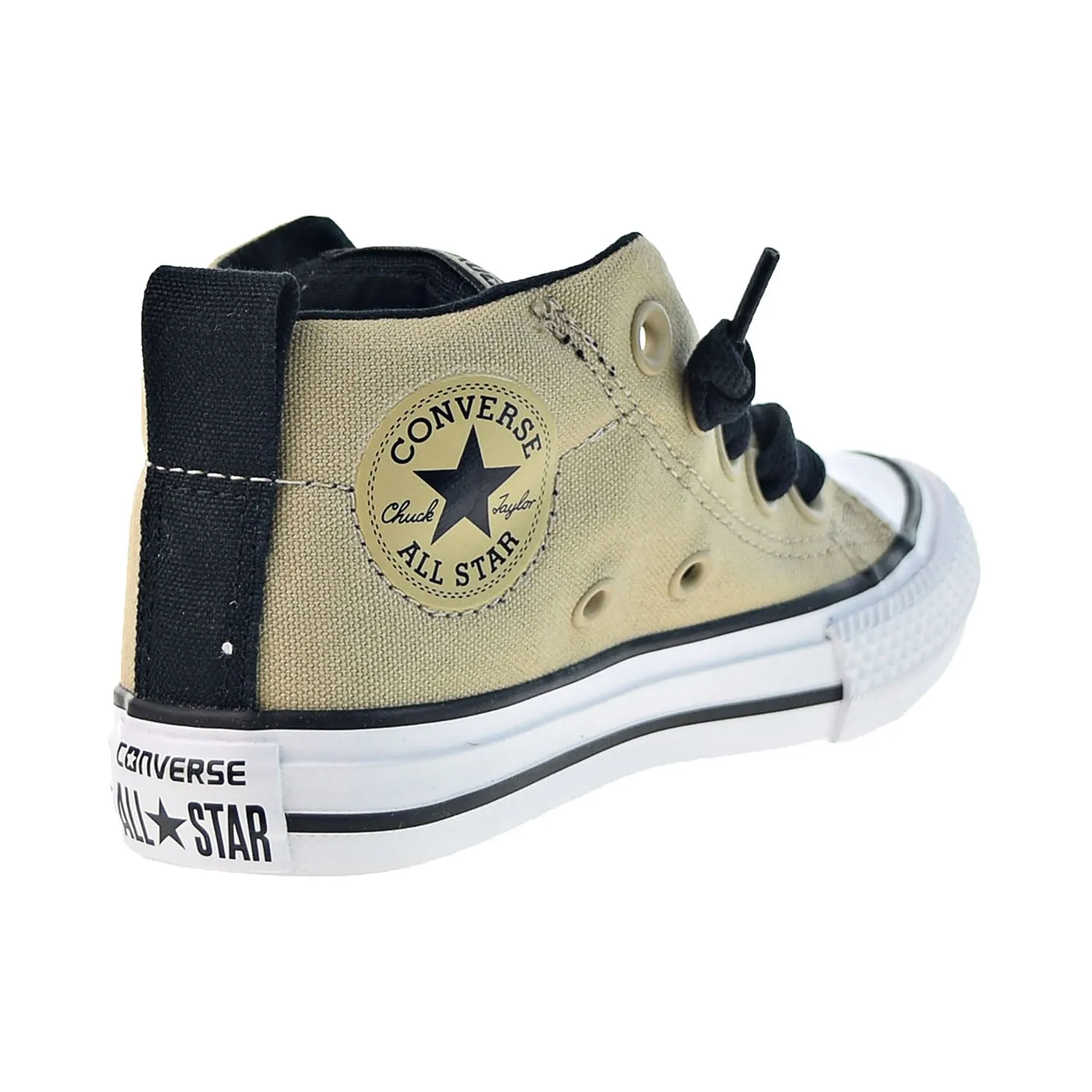 Converse Chuck Taylor All Star Street Mid Little Kids' Vintage Khaki-White