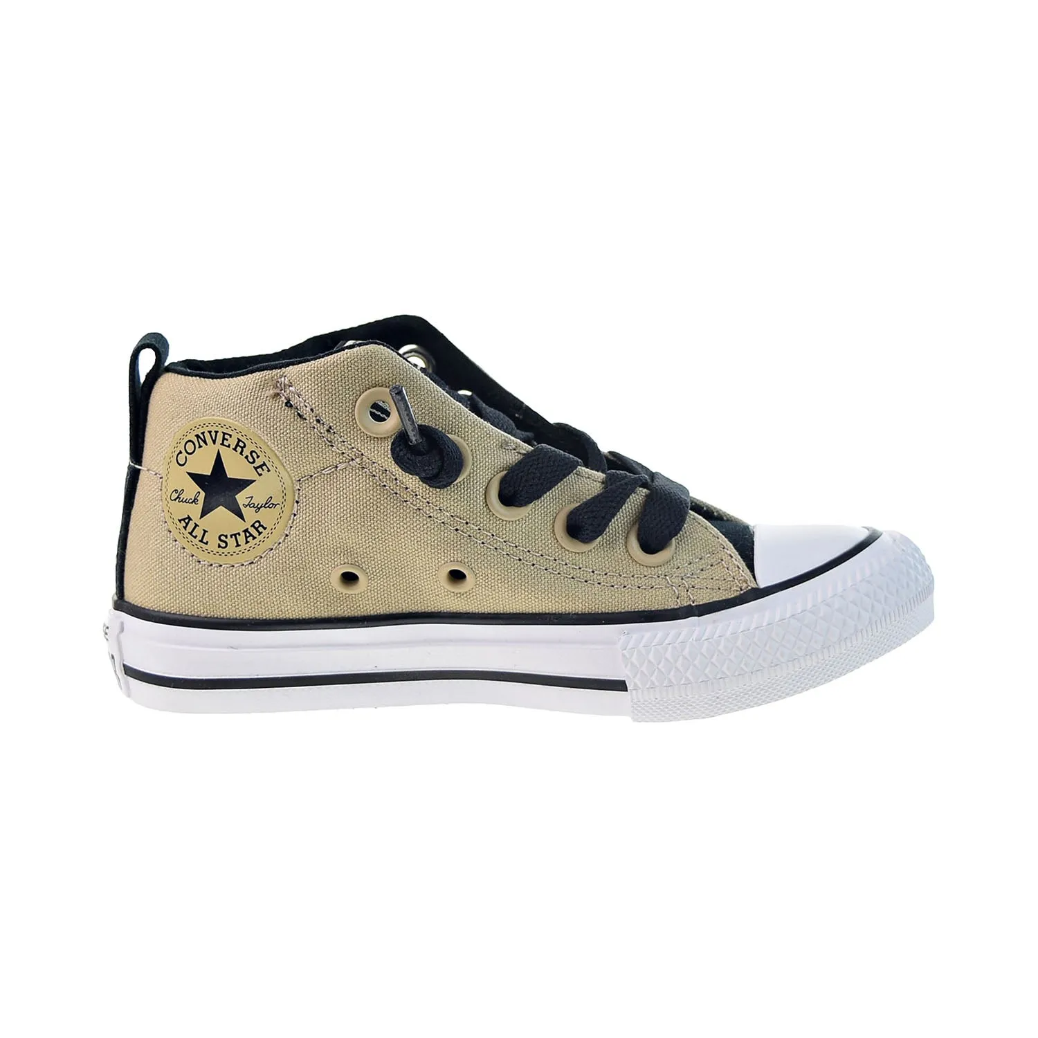 Converse Chuck Taylor All Star Street Mid Little Kids' Vintage Khaki-White