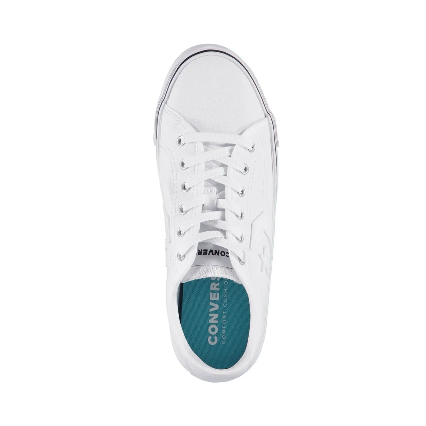 Converse Star Replay Star of the Show Unisex White Canvas Shoes 10.5/12