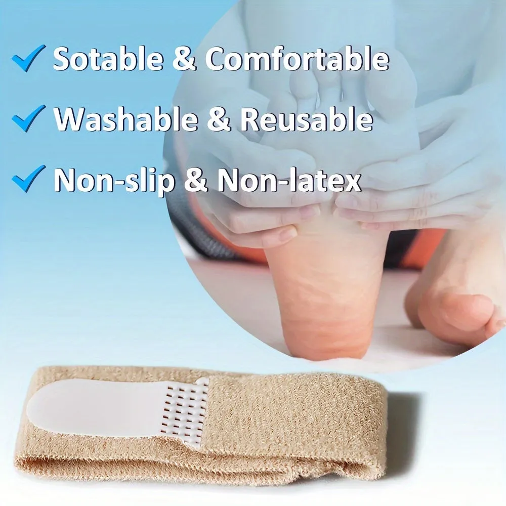 Correct Crooked Toes with 5pc Hammer Toe Straightener Set