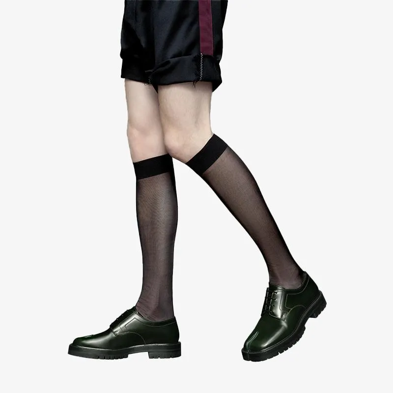 Dark Green Tabi Laced Brogue Shoes