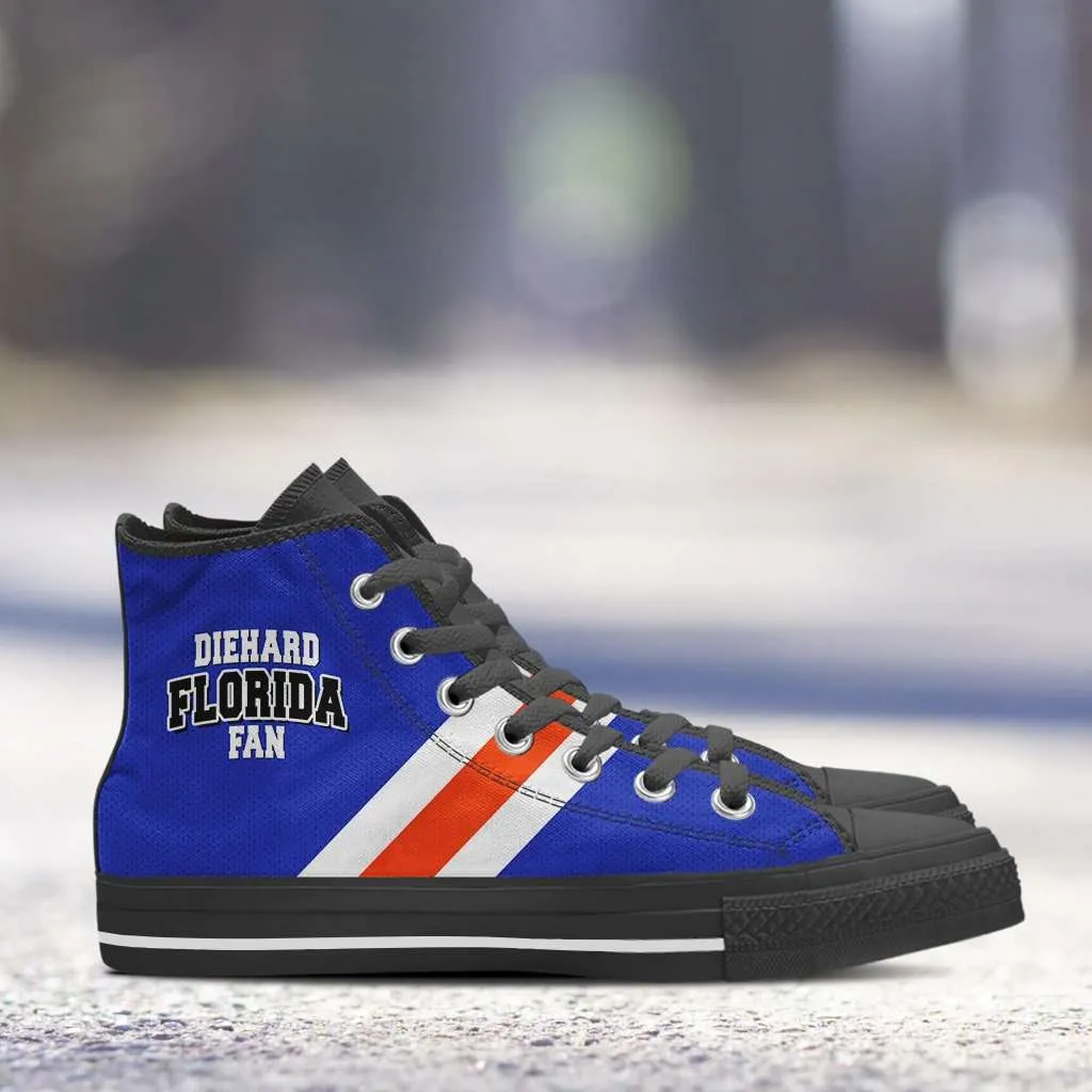 Diehard Florida Gators Fan Canvas High Top Shoes