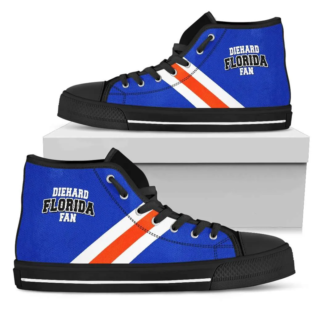 Diehard Florida Gators Fan Canvas High Top Shoes