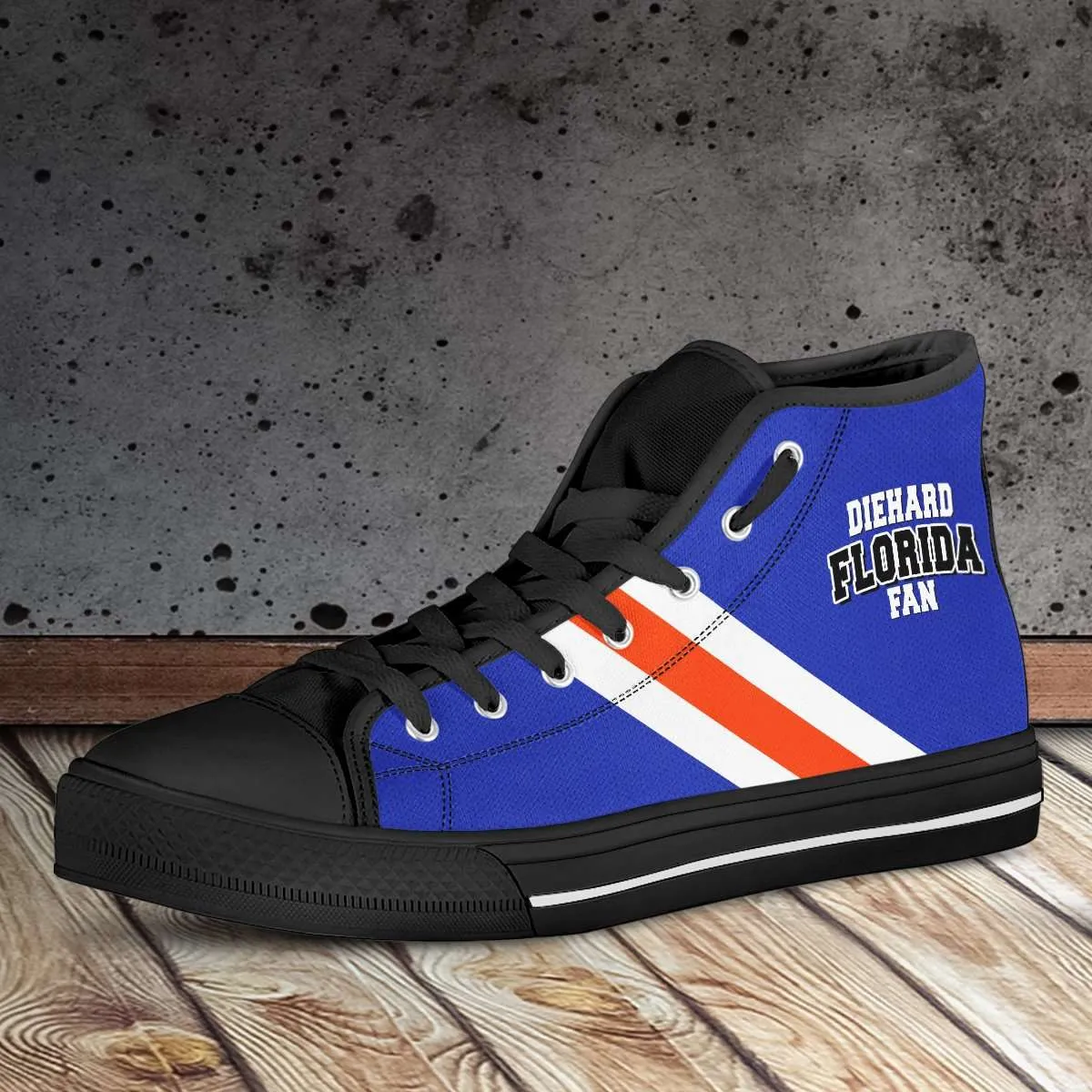 Diehard Florida Gators Fan Canvas High Top Shoes