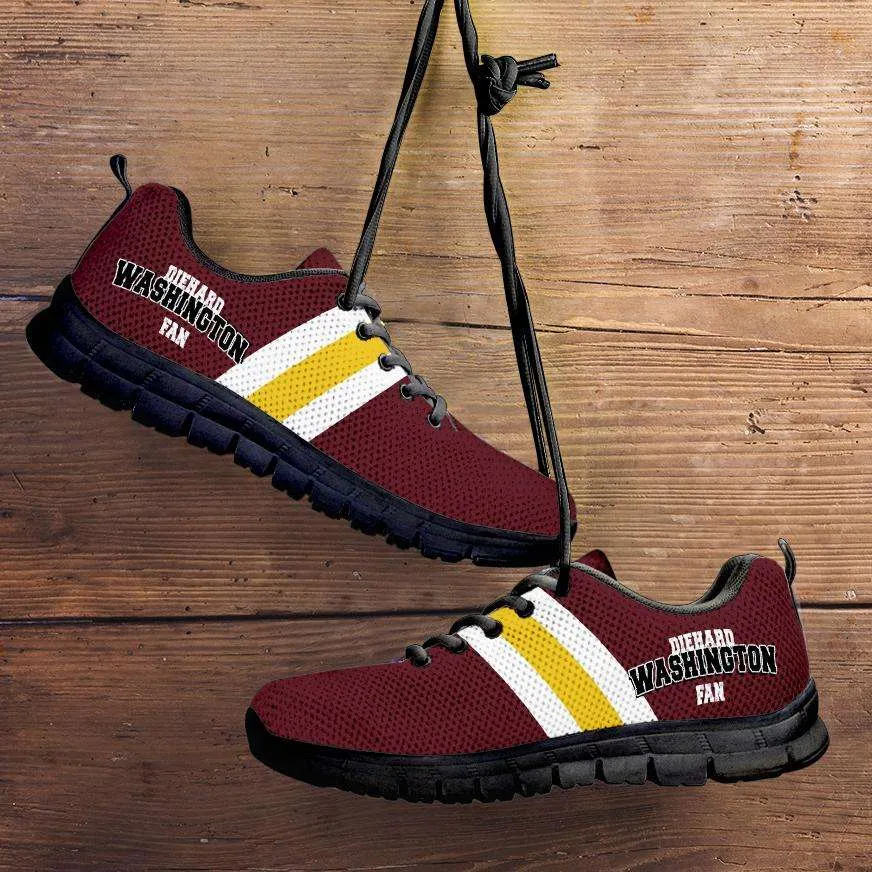 Diehard Washington Redskins Fan Running Shoes
