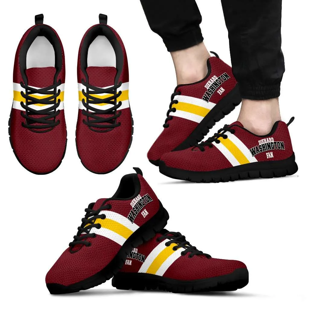 Diehard Washington Redskins Fan Running Shoes